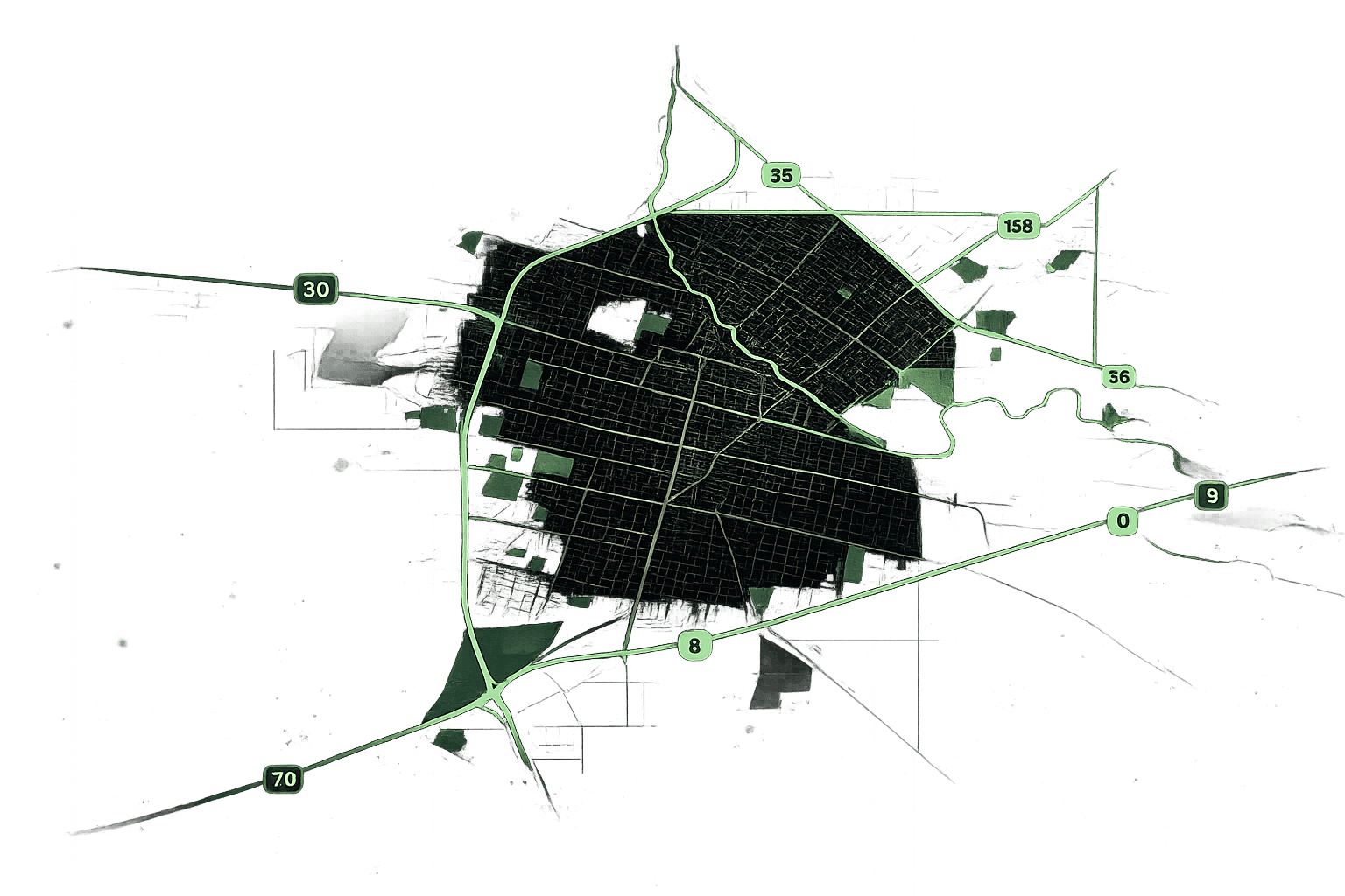 Visualización de mapa tecnológico agrícola
